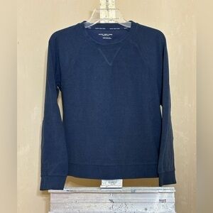Marc New York Blue Crewneck Ribbed Sweatshirt Sz M